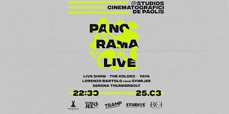 PANORAMA LIVE @ STUDIOS CINEMATOGRAFICI De Paolis