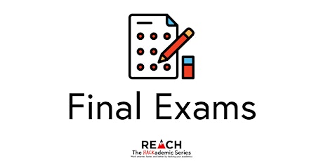 REACH Hackademic Series- Final Exams - Fall 2018 primary image