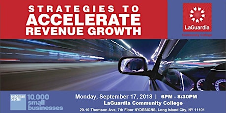 Strategies to Accelerate Revenue Growth Workshop primary image