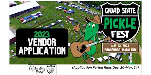 Quad State Pickle Fest 2023 Vendor APPLICATION