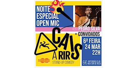 Cais A Rir 24 Março - Stand Up Comedy no Roterdão (Em Português)