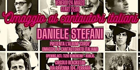 Omaggio ai cantautori italiani a Ferrara