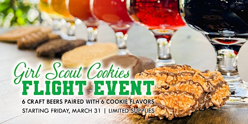 Girl Scout Cookie Flight Event | University of Beer - East Sacramento
