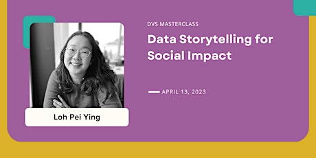 DVS Masterclass: Data Storytelling for Social Impact