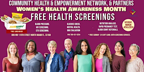 Free Women's Health Outreach & Awareness Month