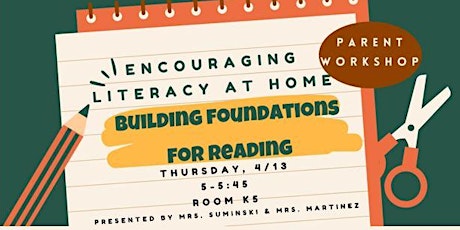 Building Foundations for Reading (Repeat event)