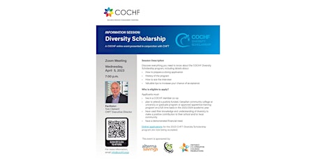 COCHF Diversity Scholarship Info Session