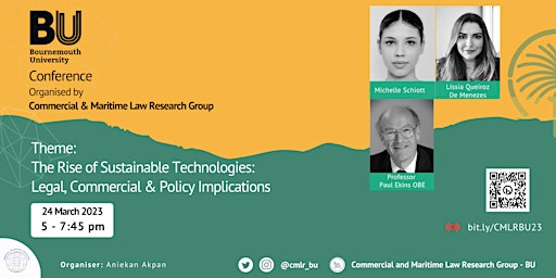 Rise of Sustainable Technologies:Legal, Commercial & Policy Implications