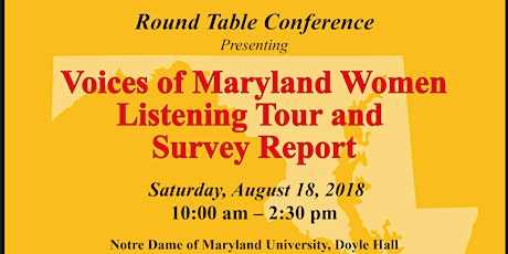Voices of Maryland Women Briefing primary image