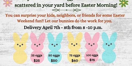 Egg My Yard Fundraiser