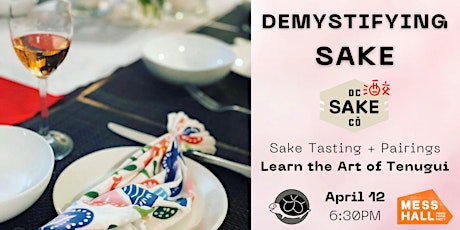 Demystifying Sake: Cherry Blossom Sake X Tenugui Workshop