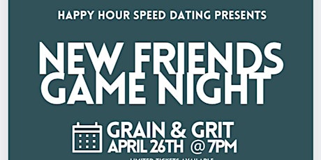 New Friend Game Night @Grain & Grit