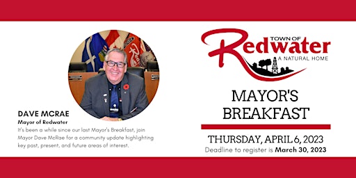 Town of Redwater Mayor's Breakfast April 6, 2023