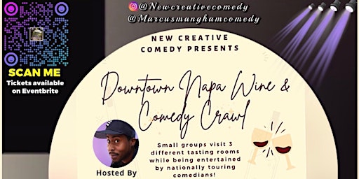 Imagem principal de Downtown Napa Wine Crawl & Comedy Show