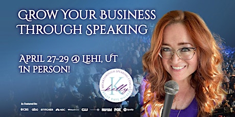 Grow Your Business Through Speaking: 3 Day In-Person Workshop for Coaches primary image