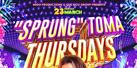 "SPRUNG" Special Edition of TOMA Thursdays at Twelve After Twelve primary image