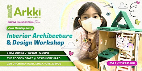 (June) 3-Day Children Architecture Workshop  I Interior Design primary image