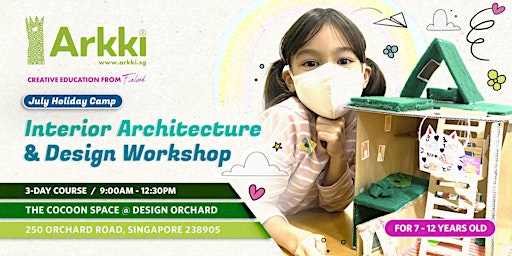 (July) 3-Day Children Architecture Workshop  I Interior Design primary image