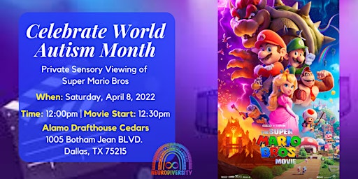 Celebrate World Autism Month: Sensory Friendly Viewing of Super Mario Bros