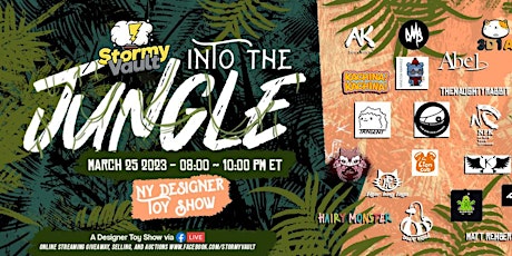 Into The Jungle Show- A Designer Art Toy Show via Facebook Live