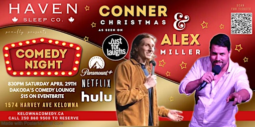 Conner Christmas and Alex Miller presented by Haven Sleep Co