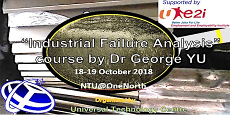 "Industrial Failure Analysis" Course by Dr George YU - investigation, causes and prevention of failures & accidents primary image