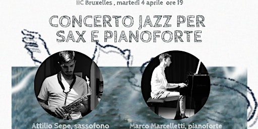 Concerto Jazz  per sax e pianoforte, con Attilio Sepe  e Marco Marcelletti