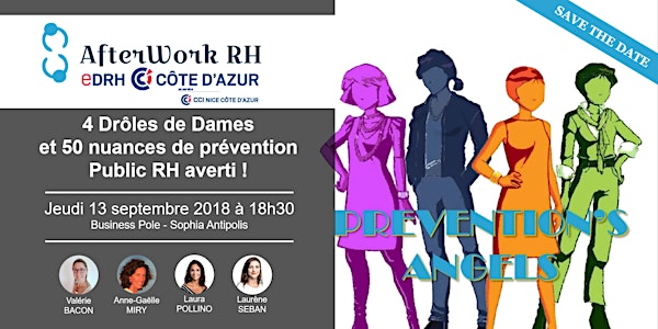 AfterWork RH ** 13 septembre 2018 ** 4 Drôles de Dames et 50 nuances de Pré...