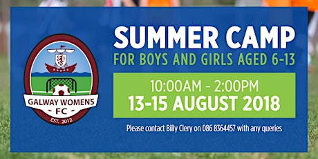 Galway Women's FC Summer Camp primary image