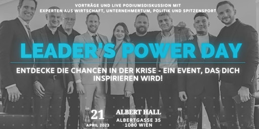 Leader's POWER DAY 4.0 - Ein Event für LeaderInnen und Leader !