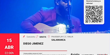 Concierto de Diego Jimenez - Pause&Play C.C. Vialia (Salamanca)