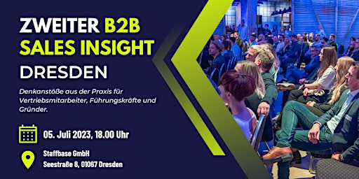Hauptbild für Zweiter B2B Sales Insight Dresden
