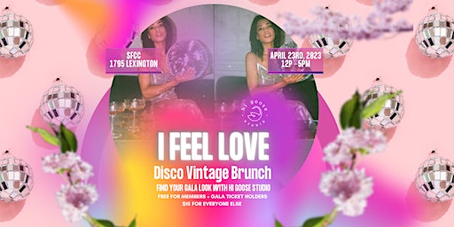 I feel love Disco Vintage Brunch w/ Hi Goose Studios