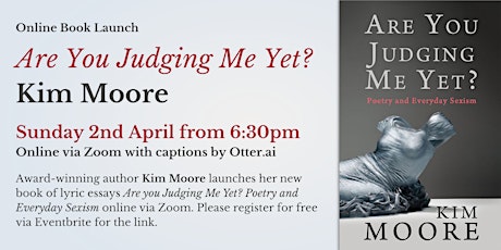 Virtual Launch of Are You Judging Me Yet? Kim Moore primary image