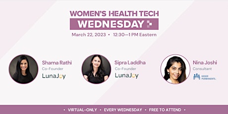 HITLAB Women's Health Tech Wednesday's | LunaJoy