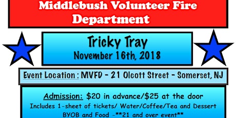 Middlebush Volunteer Fire Department Tricky Tray  primary image