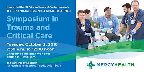 Mercy Health- The 9th Annual Drs. M.Y. & Shaheda Ahmed Symposium in Trauma and Critical Care primary image