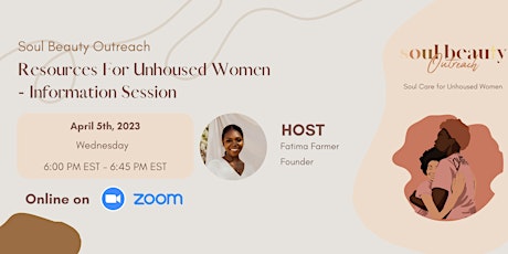 Resources For Unhoused Women - Information Session