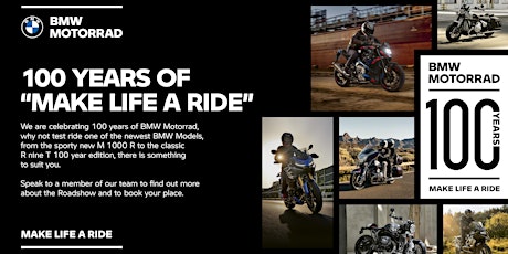 Hauptbild für BMW Motorrad Retailer Roadshow 2023 Joe Duffy