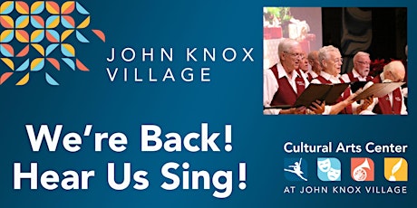 We're Back! Hear Us Sing!