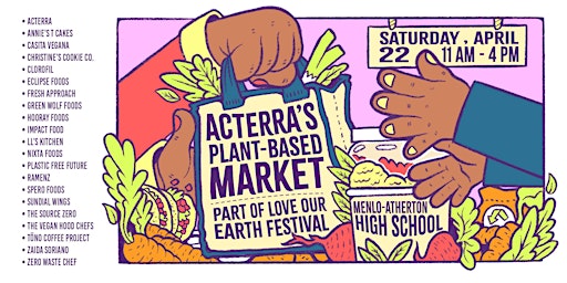 Acterra's Plant-based Market, Part of Love Our Earth Festival