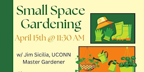Small Space Gardening (Adult Program)