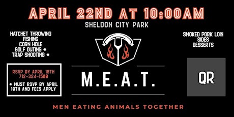 M.E.A.T. (Men Eating Animals Together)