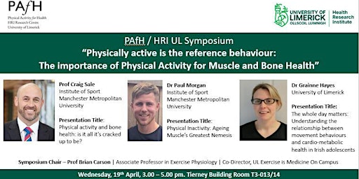 Symposium - The importance of Physical Activity for Muscle and Bone Health