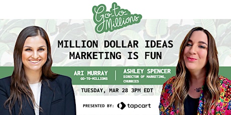 Million Dollar Ideas: Marketing is Fun