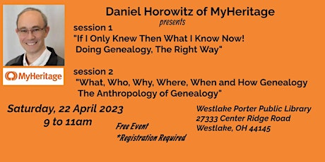 Daniel Horowitz  Zoom Event from Westlake