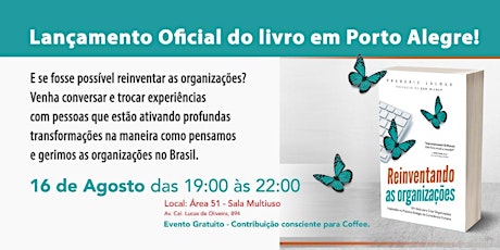 Imagem principal do evento Palestra e Lançamento do Livro Reinventando as Organizações em Porto Alegre