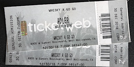 SOLD OUT Adler's Apetite & WILD RIDE rock the Whisky A GoGo primary image