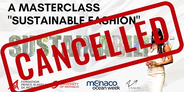 A MASTERCLASS "SUSTAINABLE FASHION" - ONSITE