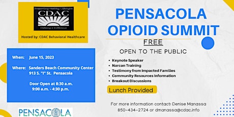 Pensacola Opioid Summit